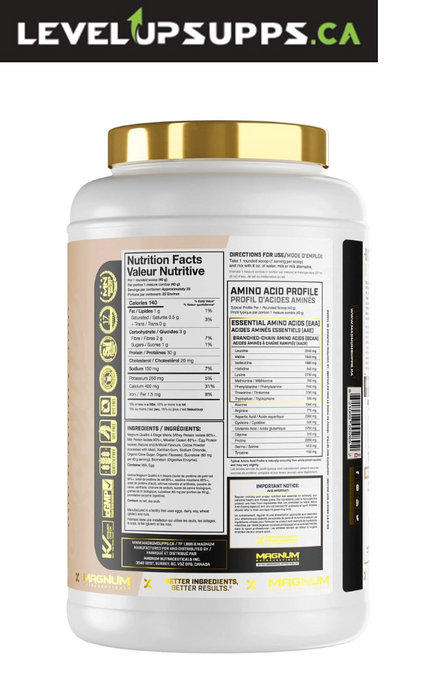 Magnum Quattro Premium Protein Isolate 2lbs